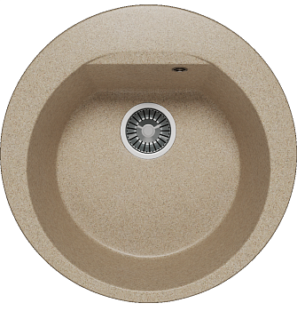 Фото товара: Polygran ATOL-520, мойка, мрамор, песочный 302
