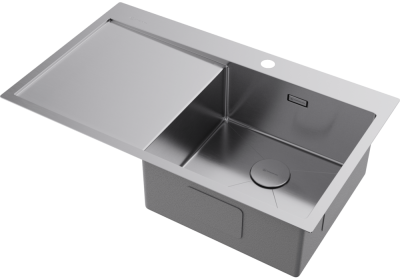 Детальное фото товара: Omoikiri Akisame 86-IN-R, мойка, нержавеющая сталь, чаша справа