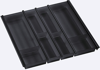 Фото товара: Ninka Cuisio Aqua 600, Tandem Box Blum, DWD XP, Nova Pro Grass, лоток для столовых приборов, черный