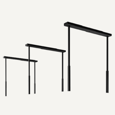 Детальное фото товара: Falmec комплект для удлинения (945 мм), чёрная эмаль