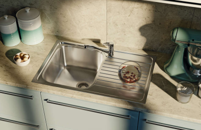 Omoikiri Kashiogawa 79 IN, мойка, нерж. сталь, оборачиваемая Детальное фото товара: Omoikiri Kashiogawa 79 IN, мойка, нерж. сталь, оборачиваемая