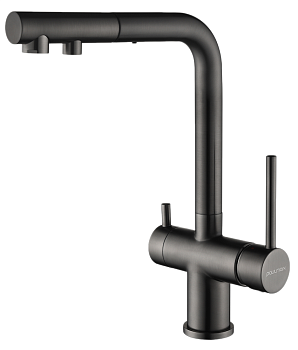 Фото товара: Paulmark SERPENTINE, смеситель, вороненая сталь