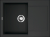 Omoikiri Sakaime 68-BL, мойка, гранит, черный Детальное фото товара: Omoikiri Sakaime 68-BL, мойка, гранит, черный