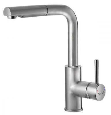 ALVEUS SIROS CHR-BR, смеситель, хром матовый