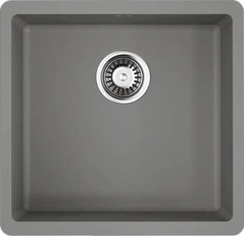 Фото товара: Omoikiri Kata 44-U-GR, мойка, гранит, leningrad grey