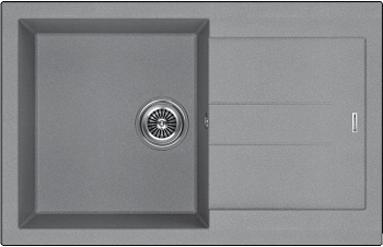 Фото товара: KUCHENSTERN PLAT 50, мойка, гранит, титан