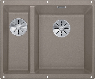 Blanco Subline 340/160-U, мойка, гранит, серый беж (чаша справа) Blanco Subline 340/160-U, мойка, гранит, серый беж (чаша справа)