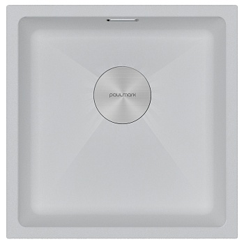 Фото товара: Paulmark LUMI 45UNI, мойка, гранит, белый