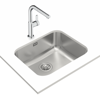 Детальное фото товара: Teka BET 50.40.20 PLUS POLISHED, мойка, нержавеющая сталь полированная