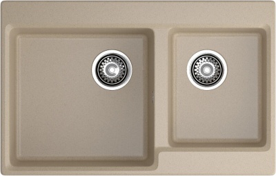 Детальное фото товара: GranFest LEVEL GF-LV-780K, мойка, мрамор, песочный