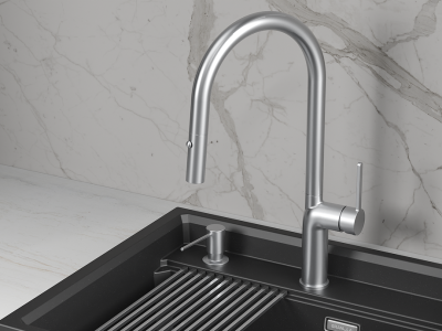 Детальное фото товара: GRANULA 9010 смеситель, нержавеющая сталь