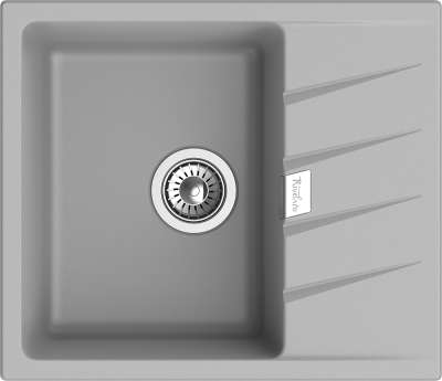 Детальное фото товара: Rivelato RAUM RM-58 grigio metallizzato, мойка, гранит, серый металлик