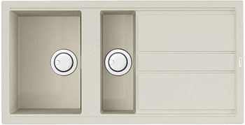 Фото товара: Omoikiri Kitagawa 100-2-WH, мойка, керамика, белый