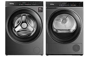 Фото товара: Korting стирка KWM 60DS1499 An + сушка KD 69IHP10 An + соед.эл DSK 350 An