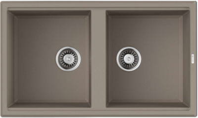 Детальное фото товара: Omoikiri Tedori 86-2-SA, мойка, гранит, бежевый