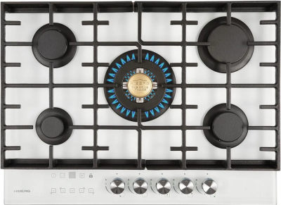 Фото товара: HIBERG VM 7155 W газовая поверхность