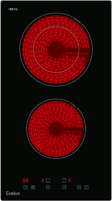 Детальное фото товара: Evelux EV 3021 стеклокерамическая поверхность