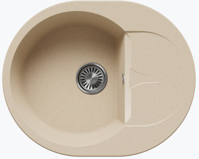 Детальное фото товара: Polygran ATOL-620, мойка, мрамор, опал 328