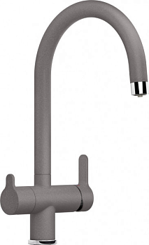 Фото товара: Blanco Trima, смеситель, гранит, алюметаллик