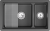 Детальное фото товара: GRANULA 7304iU мойка, гранит, черный