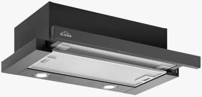 Elikor Интегра GLASS 60П-400-В2Л черный/стекло черное