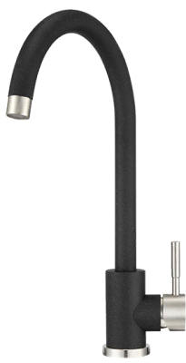 Детальное фото товара: GRANULA 4031 смеситель, гранит, черный