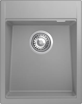 Детальное фото товара: Rivelato TESORO TR-455-L grigio metallizz мойка, гранит, серый металлик