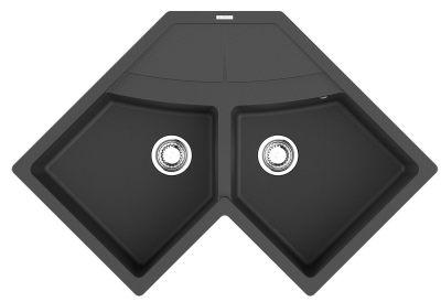 Детальное фото товара: Omoikiri Sumi 83C-BL, мойка, гранит, черный