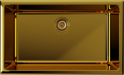 Детальное фото товара: Omoikiri Okinoshima 76-U/I-G Glossy, мойка, керамика, золото