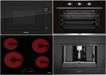 Фото товара: KORTING HK 63500 B + OKB 370 CMX + KMI 825 TGN + KCM 9200 BG