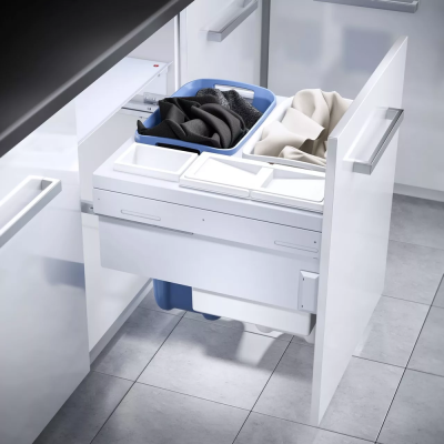 Hailo Laundry Carrier система хранения белья 2 корзины по 33 л, 1 корзина 12л, 1 корзина 2,5л