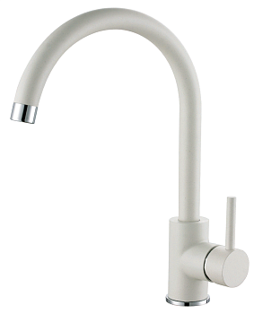 Фото товара: ALVEUS GENESIS KATI G11 ARCTIC, смеситель, гранит, белый