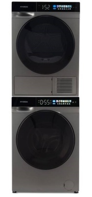 Детальное фото товара: Hyundai стирка WFE9230 DARK GRAY + сушка DFE9430 DARK GRAY
