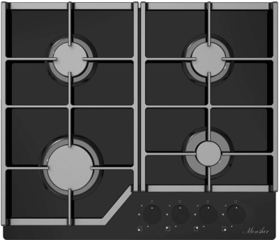Детальное фото товара: Monsher MGG 62 Noir газовая поверхность