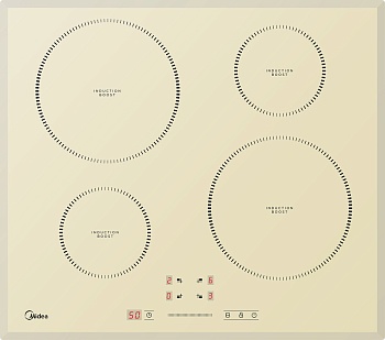 Фото товара: Midea MIH64721FIV индукционная поверхность