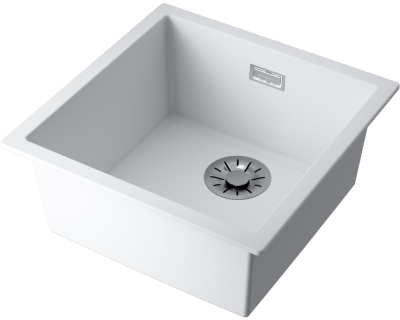 Детальное фото товара: Omoikiri Yamakawa 45-U/I-WH, мойка, керамика, белый