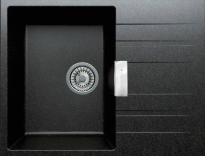 Tolero Loft TL-650, мойка, гранит, уголь