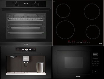 Фото товара: KORTING HI 64540 B + OKB 691 CSXN + KMI 827 GN + KCM 9830 BCG