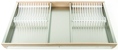 Tecnoinox лоток для сушки посуды Cassetto Dispensa Portapiatti 90 B50 Tandembox нерж.сталь+бук Детальное фото товара: Tecnoinox лоток для сушки посуды Cassetto Dispensa Portapiatti 90 B50 Tandembox нерж.сталь+бук