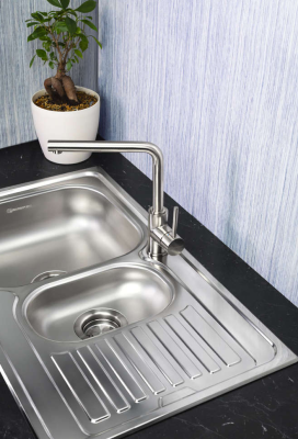 Детальное фото товара: Omoikiri Nakagawa-GB, смеситель, гранит, графит