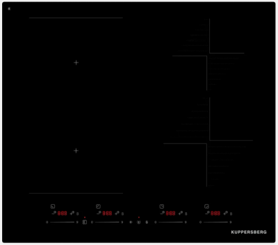 Детальное фото товара: Kuppersberg ICI 616 индукционная поверхность