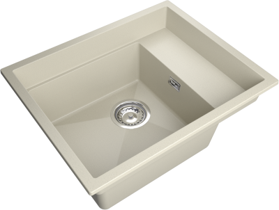 Детальное фото товара: Rivelato NOBILE NB-544-R beige scuro, мойка, гранит, темно-бежевый