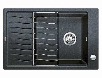 Фото товара: Blanco Elon XL 6 S-F мойка, гранит, антрацит с клапаном-автоматом