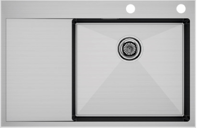 Paulmark KRONER-EDGE 78F, мойка, нержавеющая сталь брашированная, правая