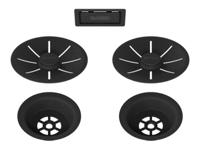 Blanco набор декоративных элементов C-overflow и InFino в черном матовом цвете (две чаши)