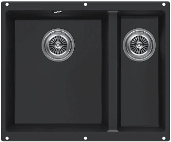 Фото товара: KUCHENSTERN UNDER 60-2, мойка, гранит, черный