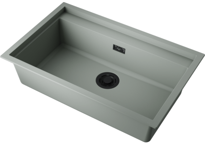 Детальное фото товара: Omoikiri Sintesi 79-WG, мойка, керамика, wind green