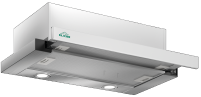 Elikor Интегра GLASS 60Н-400-В2Д нерж/стекло белое