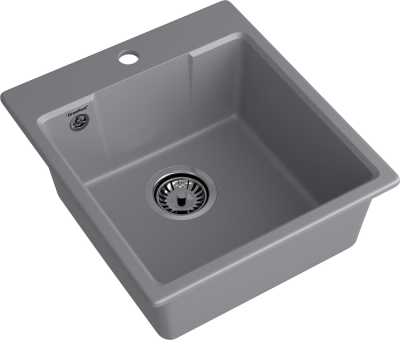 GranFest URBAN GF-UR-644, мойка, гранит, темно-серый Детальное фото товара: GranFest URBAN GF-UR-644, мойка, гранит, темно-серый