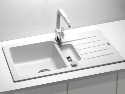 Детальное фото товара: ALVEUS NIAGARA 70 GRANITAL ARCTIC-G11, мойка, гранит, белый (с сифоном 1105297)